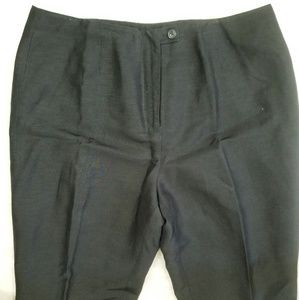 Evelyn & Arthur black linen and silk pants.  12